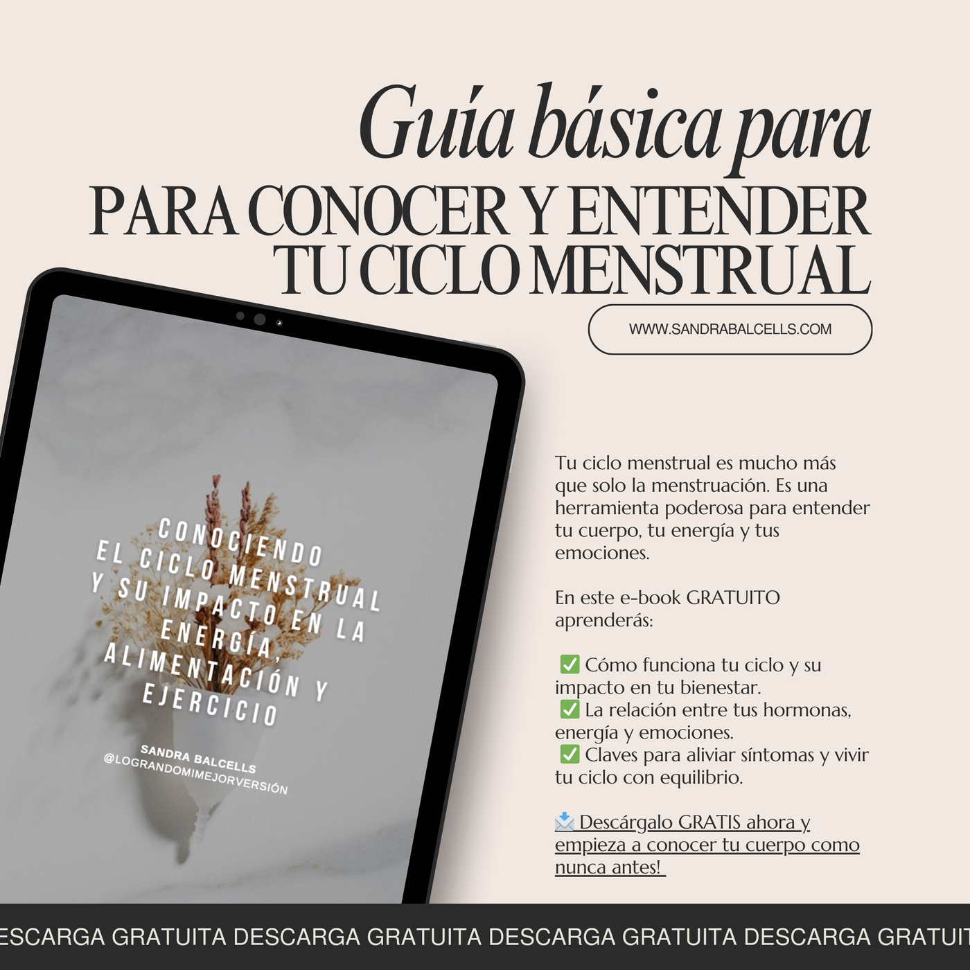Conociendo el ciclo menstrual- eBook GRATUITO