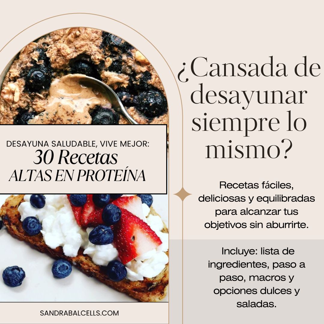 Desayuna saludable, vive mejor: 30 desayunos altos en proteína